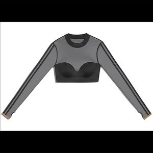 IVY PARK X ADIDAS MESH CROP TOP